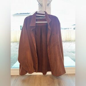 Croft & Barrow Chocolate Corduroy Jacket